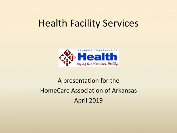 Health Facility Services