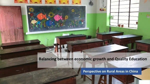 Balancing between economic growth and Quality Education