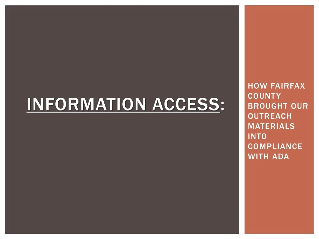 information access
