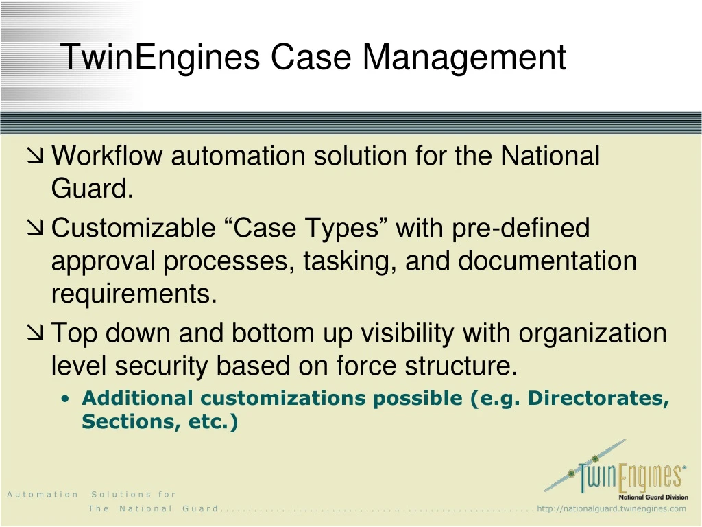 twinengines case management