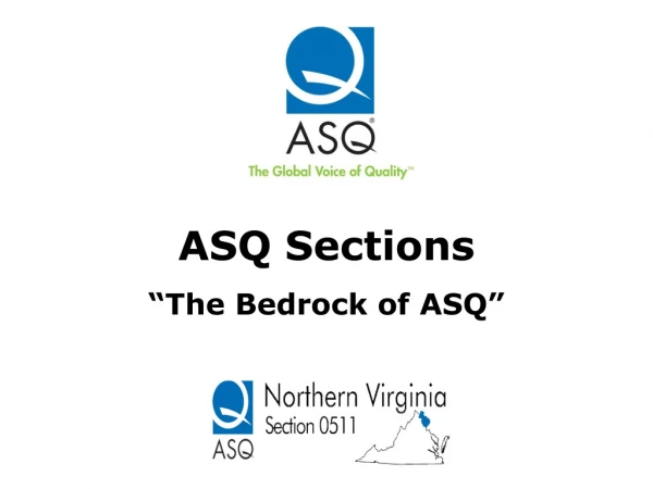 ASQ Sections