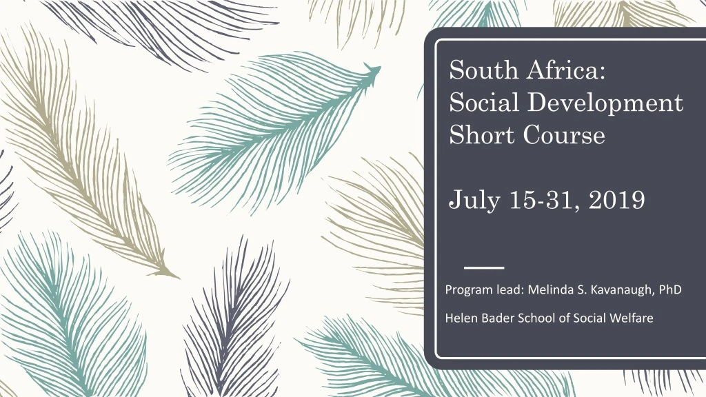 south africa social development short course july 15 31 2019