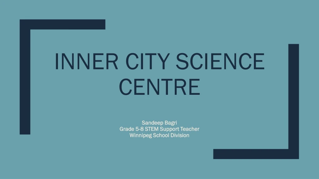 inner city science centre