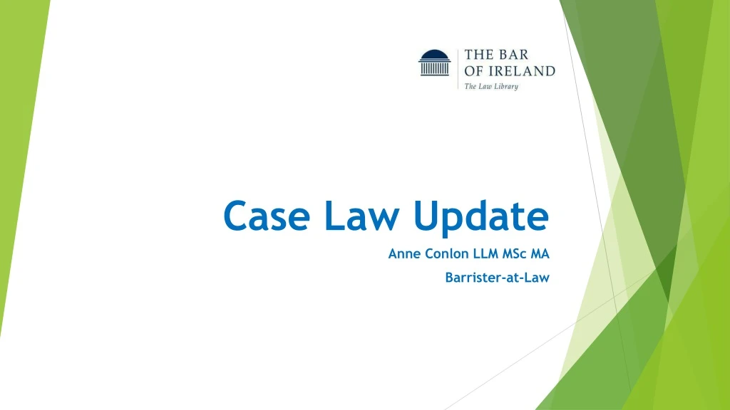 case law update