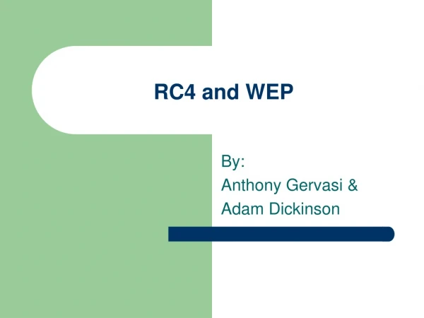 RC4 and WEP