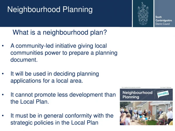 What is a neighbourhood plan?