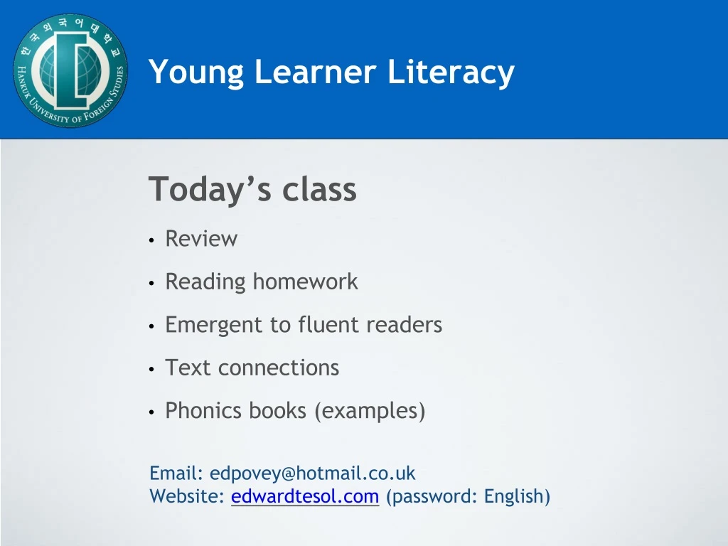 young learner literacy