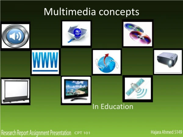 Multimedia concepts