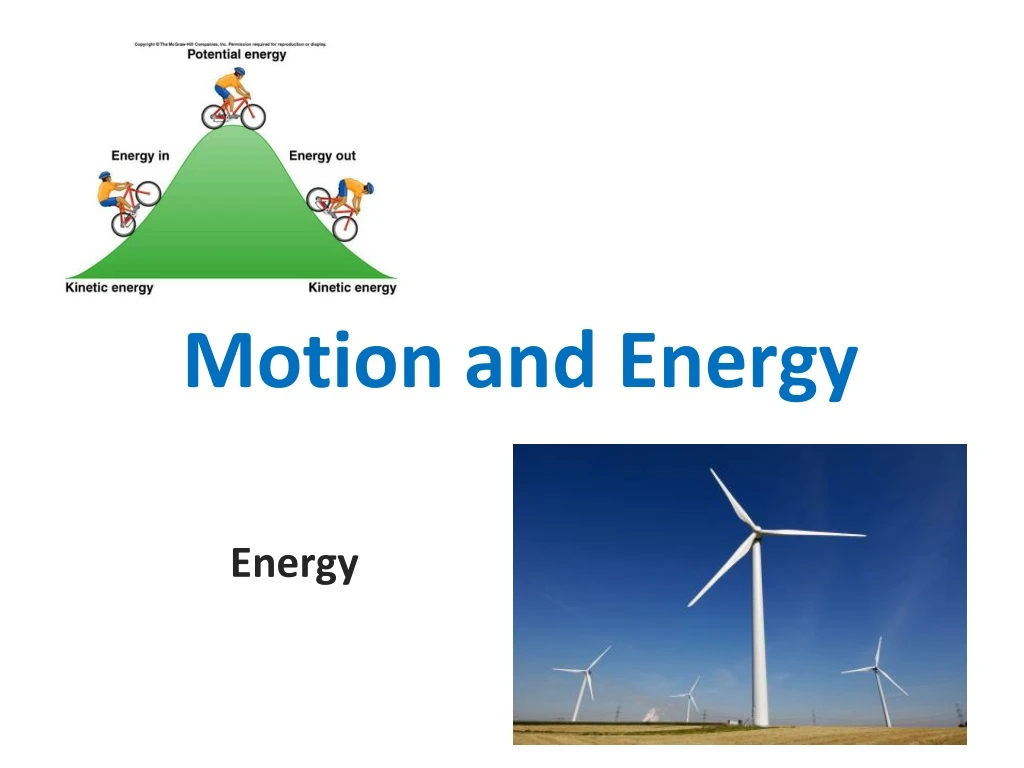 motion and energy