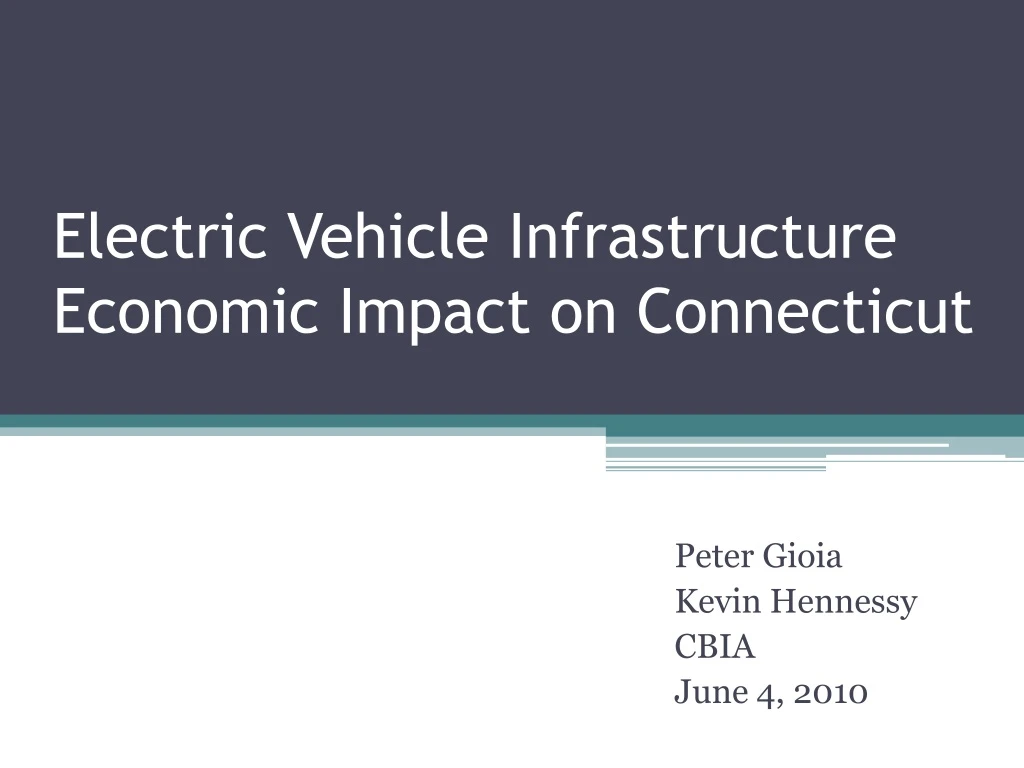 electric vehicle infrastructure economic impact on connecticut