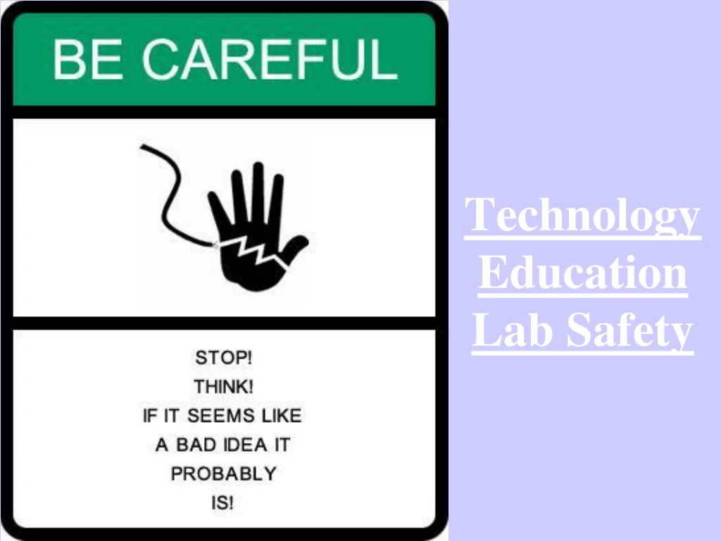 technology education lab safety