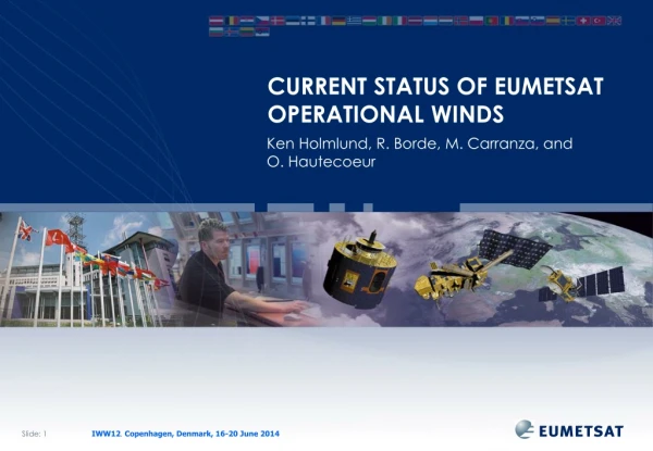 Current Status of EUMETSAT Operational winds