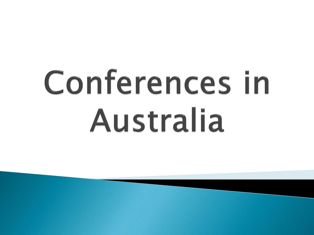 conferences in australia