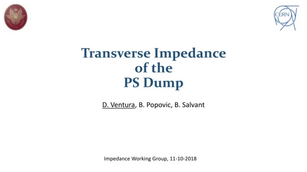 Transverse Impedance of the PS Dump