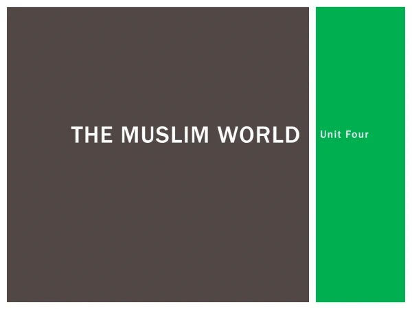 The Muslim world