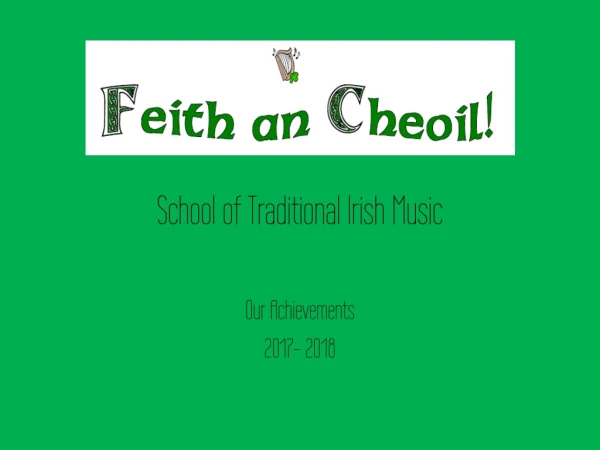 School of Traditional Irish Music