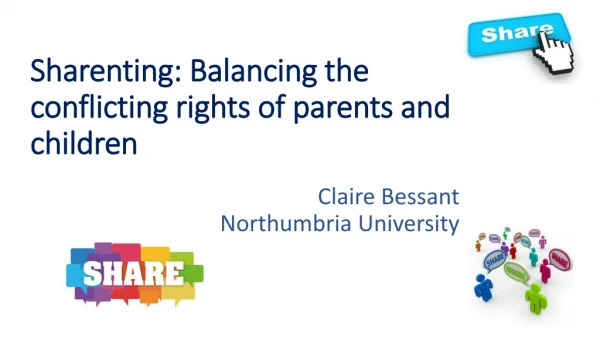 Sharenting: Balancing the conflicting rights of parents and children