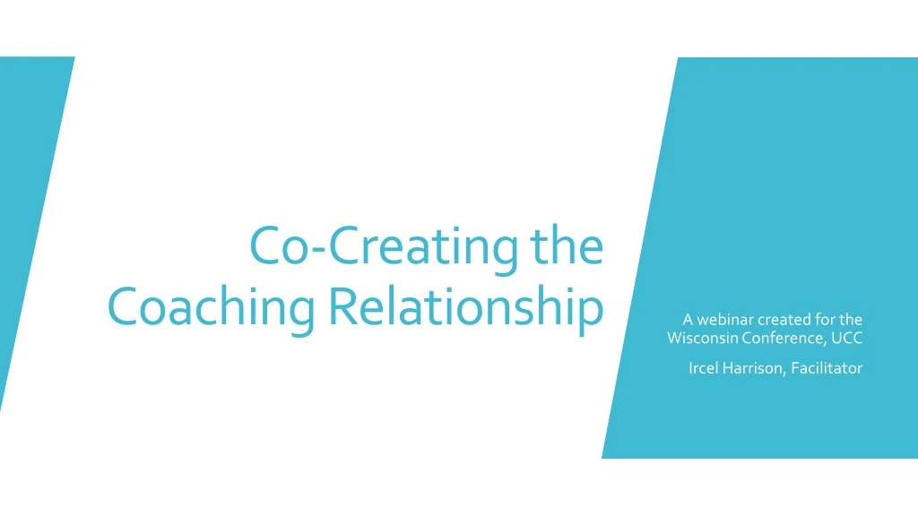 co creating the coaching relationship