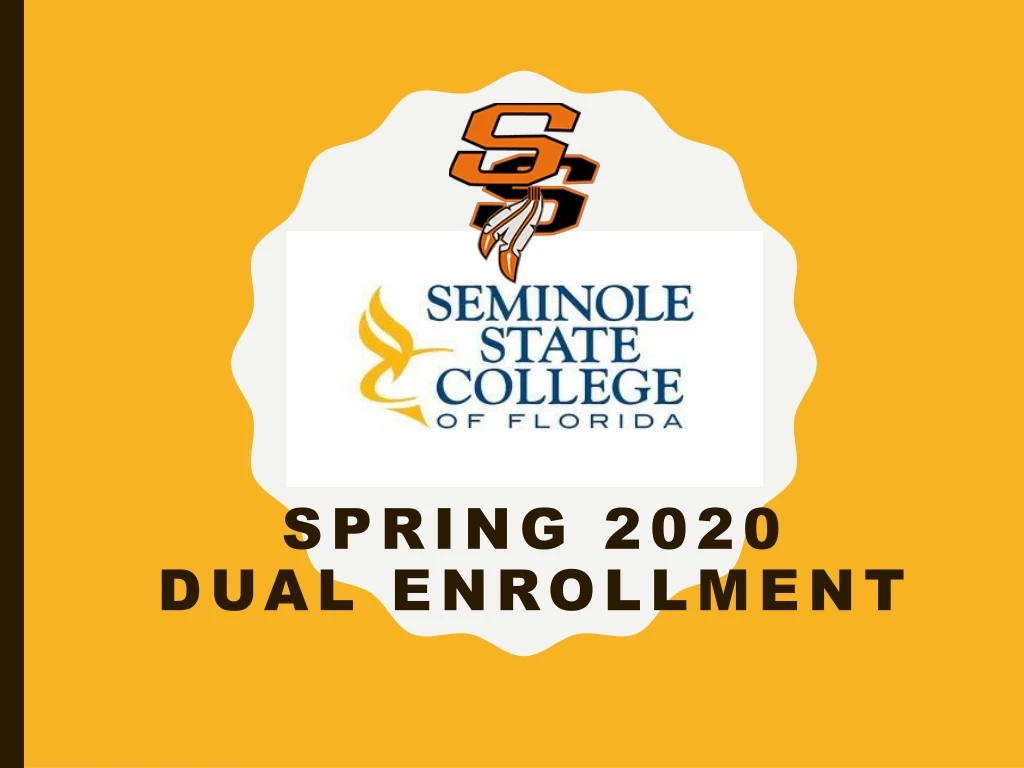spring 2020 dual enrollment