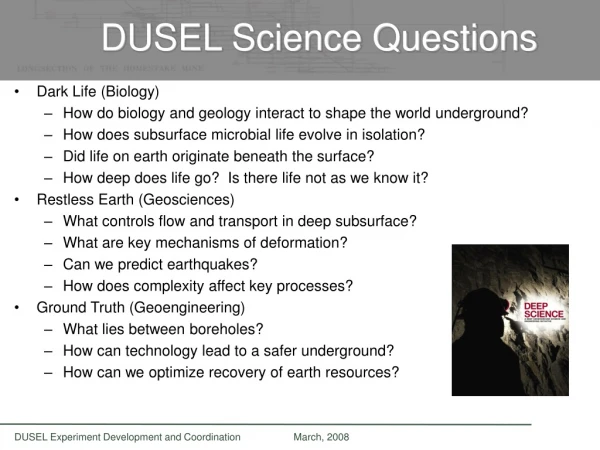 Dark Life (Biology) How do biology and geology interact to shape the world underground?
