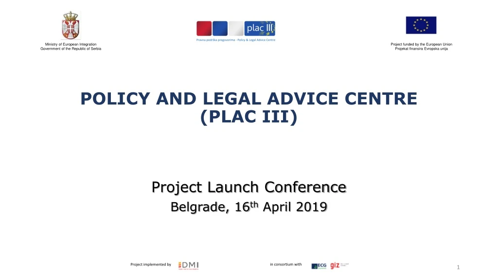 policy and legal advice centre plac iii