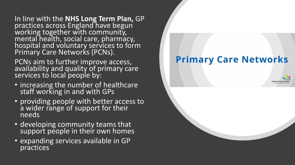 in line with the nhs long term plan gp practices