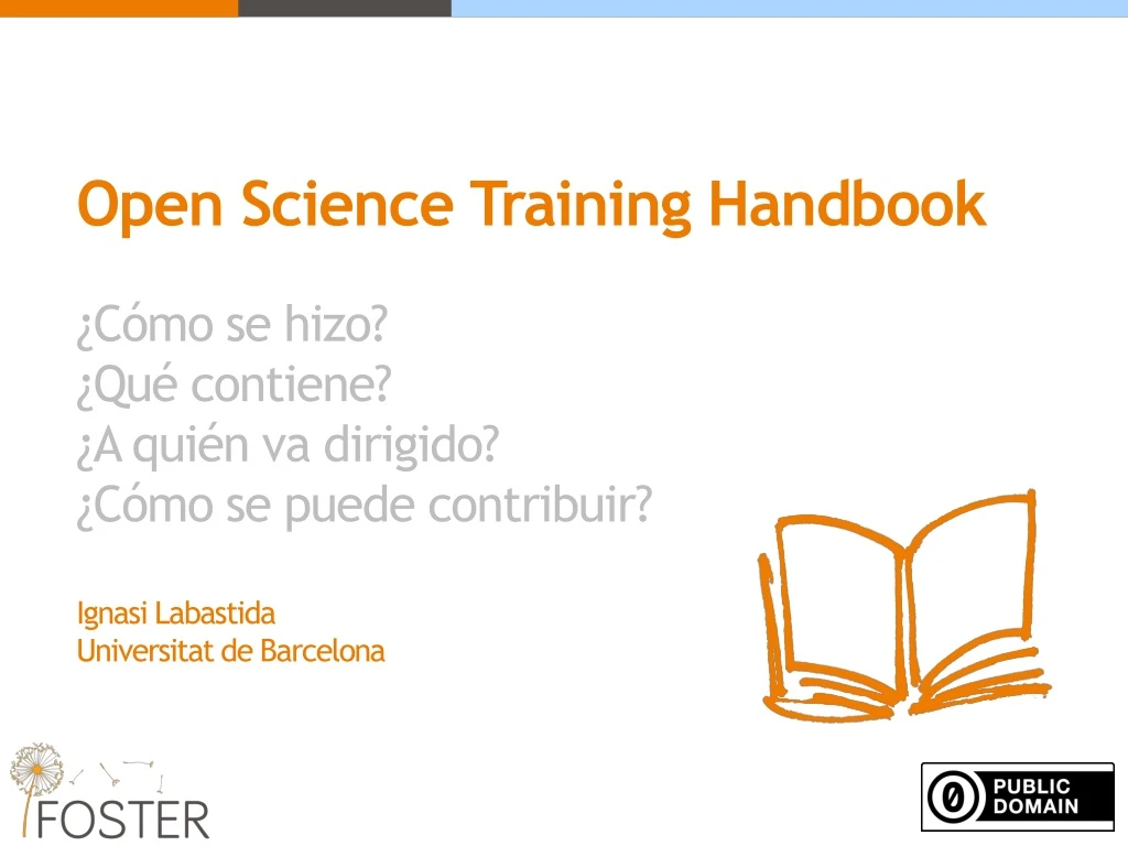 open science training handbook c mo se hizo