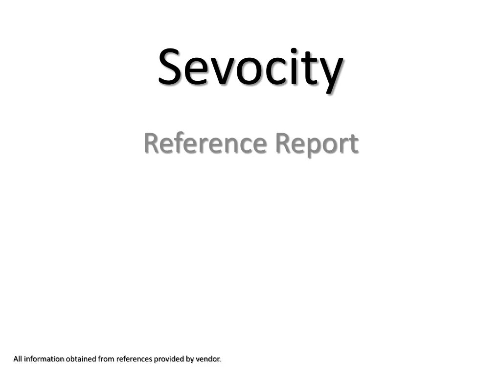 sevocity