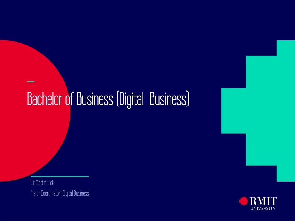 bachelor of business digital business