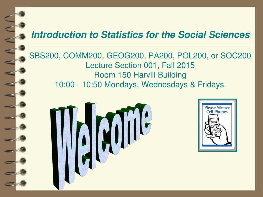 introduction to statistics for the social