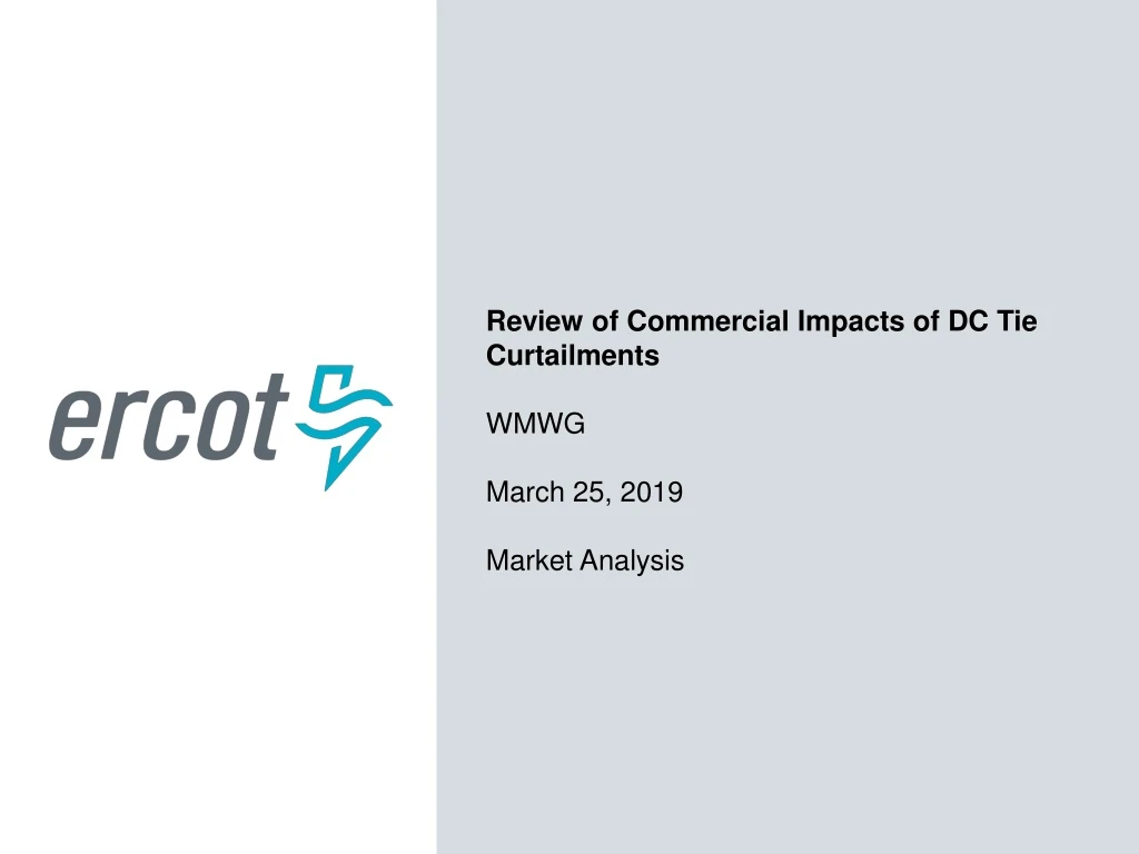 review of commercial impacts