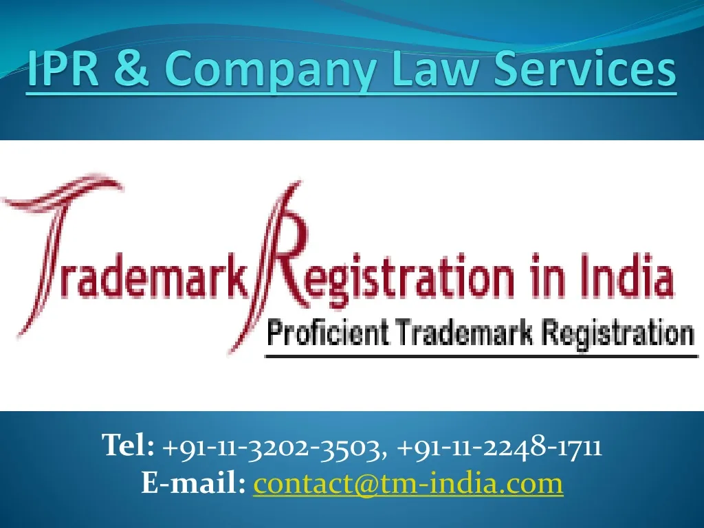 ipr company law services