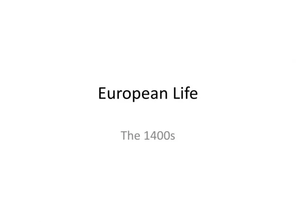 European Life