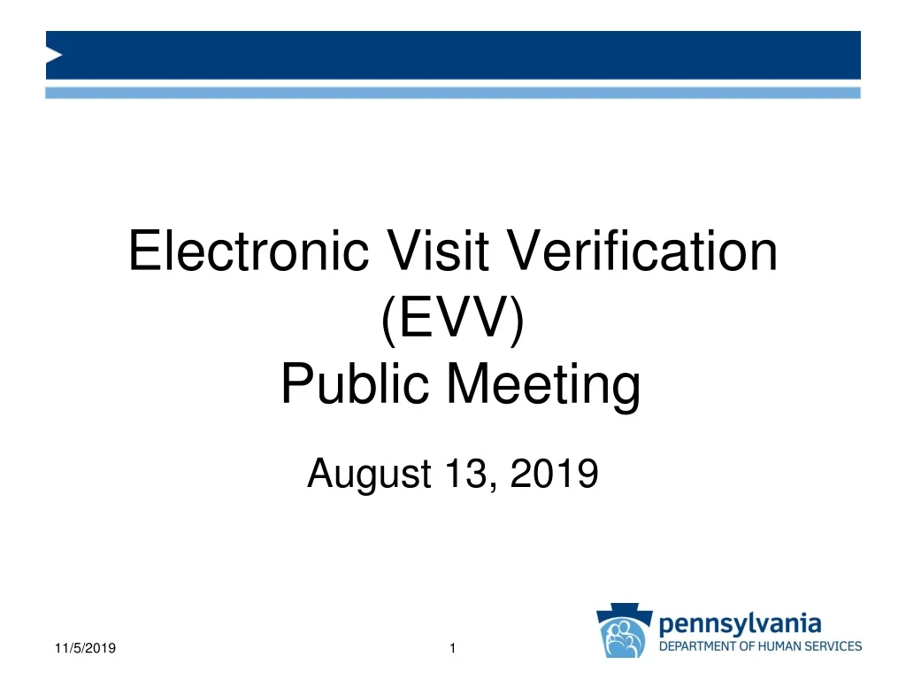 electronic visit verification evv public meeting