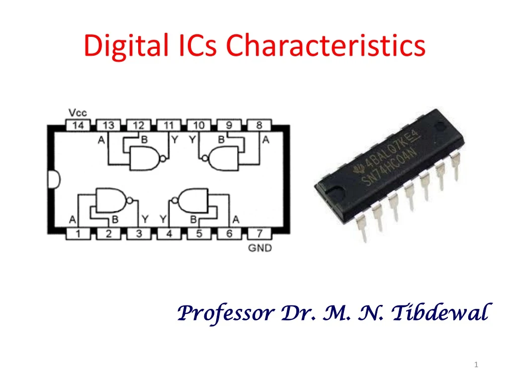 digital ics characteristics