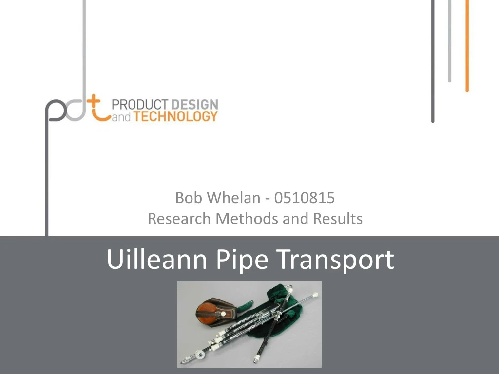 uilleann pipe transport