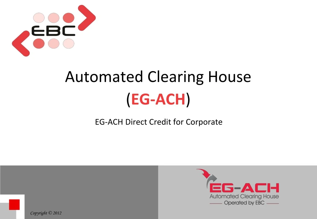 automated clearing house eg ach
