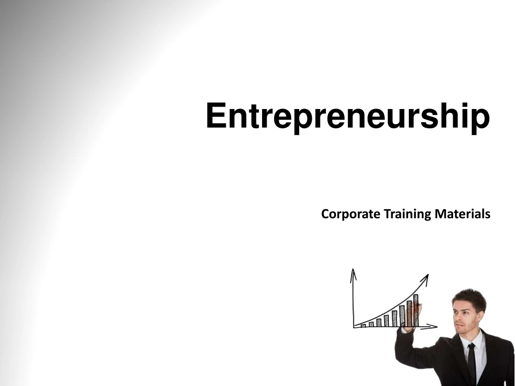 entrepreneurship corporate training materials