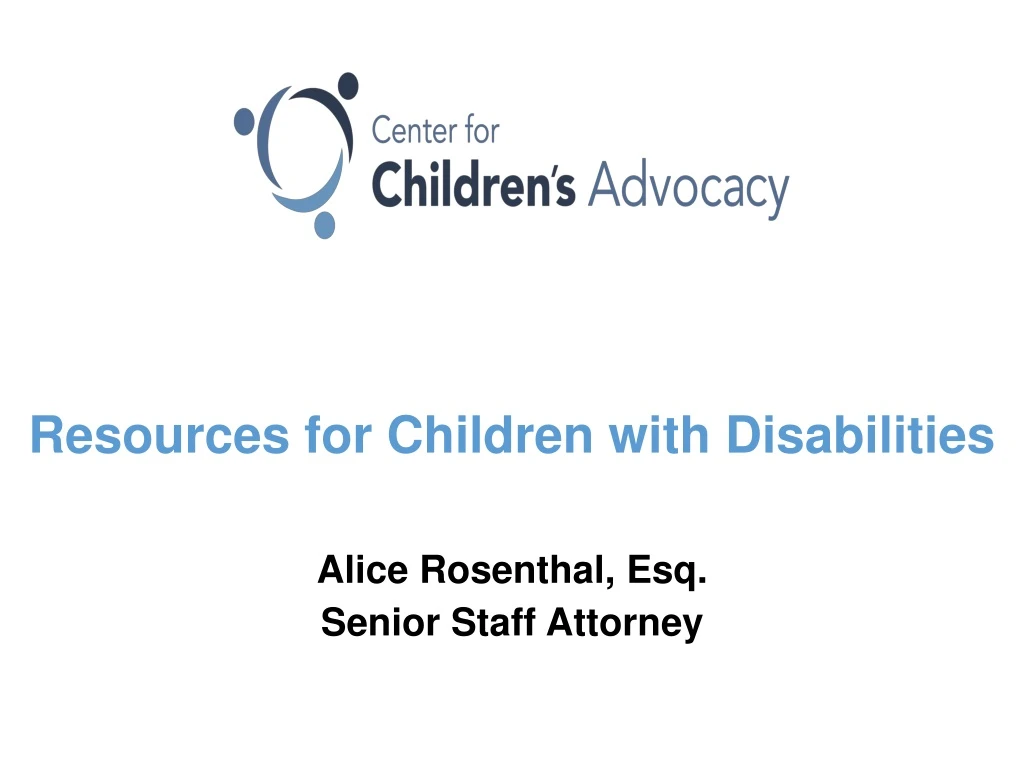 resources for children with disabilities