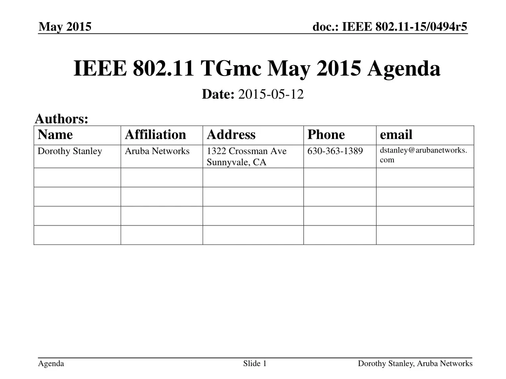 ieee 802 11 tgmc may 2015 agenda