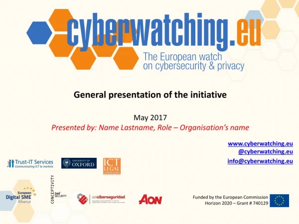 cyberwatching.eu @ cyberwatching.eu info@cyberwatching.eu