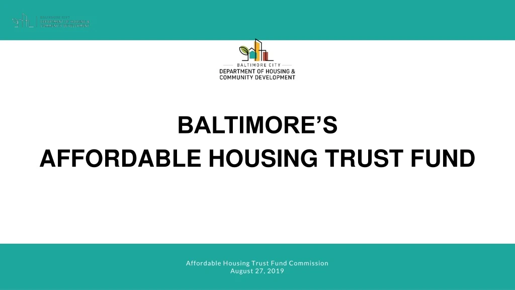 baltimore s affordable housing trust fund