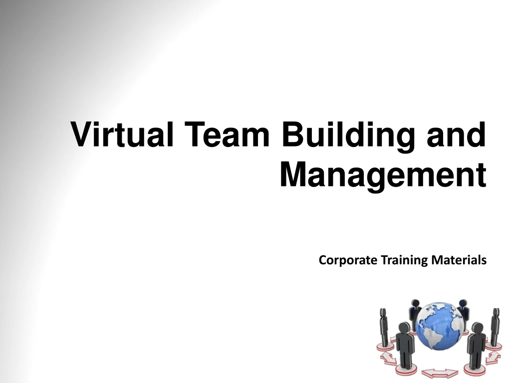 virtual team building and management corporate