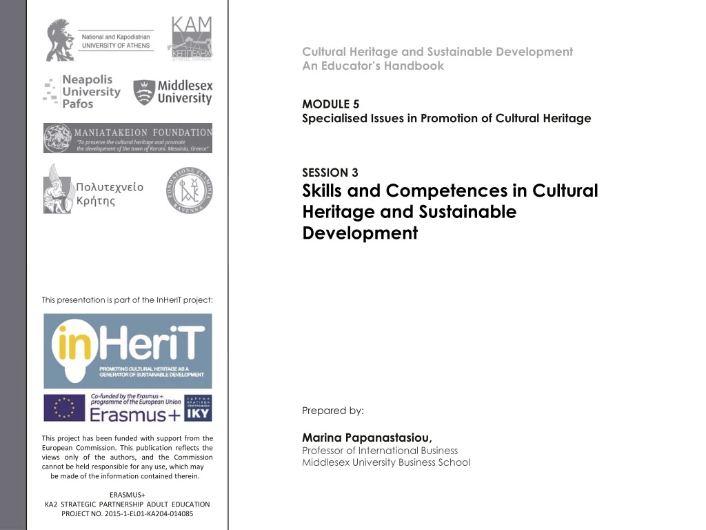 cultural heritage and sustainable development