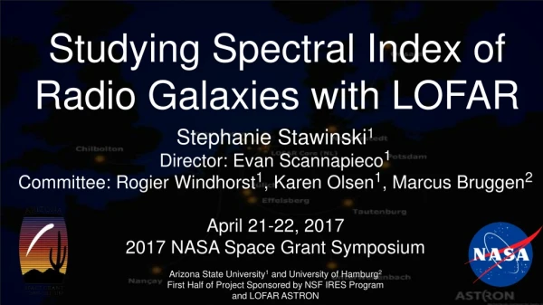 Studying Spectral Index of Radio Galaxies with LOFAR