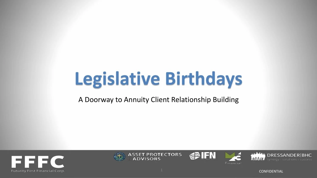 legislative birthdays