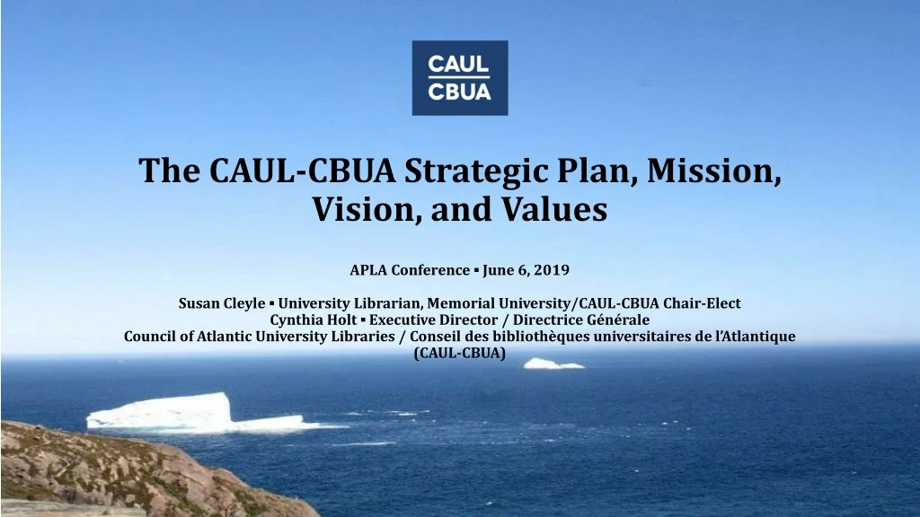 the caul cbua strategic plan mission vision