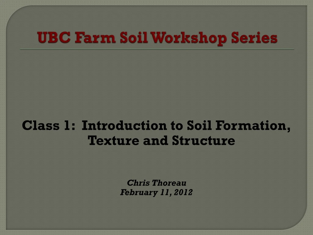 ubc farm soil workshop series