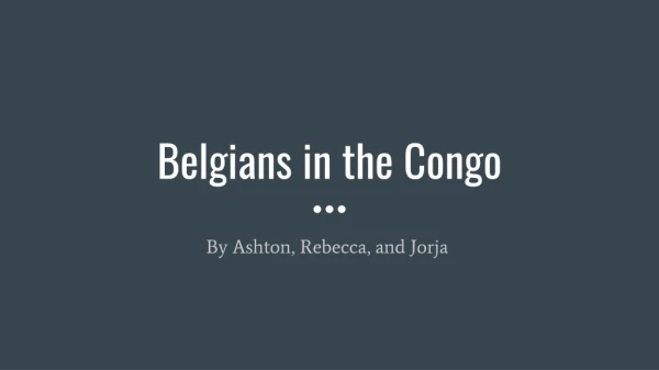 Belgians in the Congo