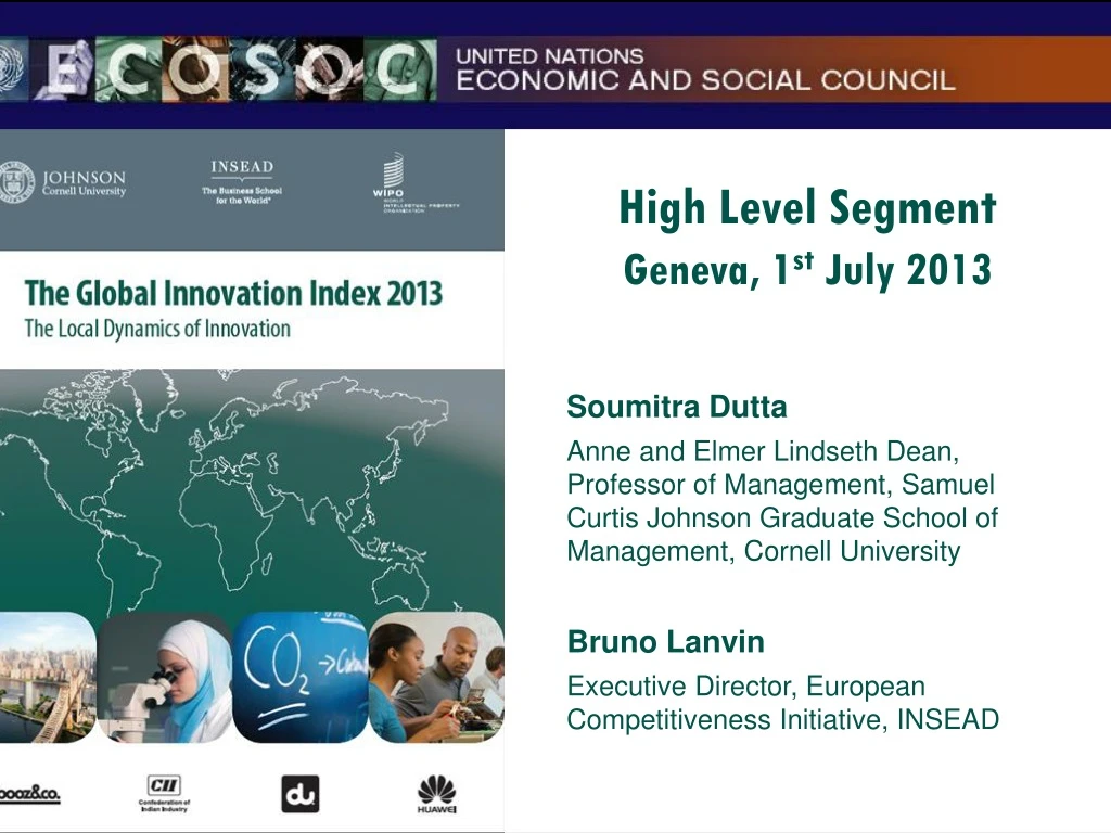 high level segment geneva 1 st july 2013